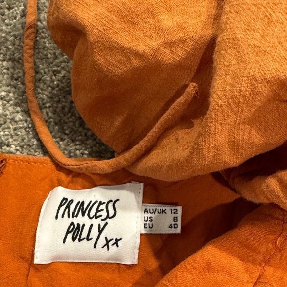 Princess Polly Orange Off-Shoulder Mini Dress - Picture 2 of 2